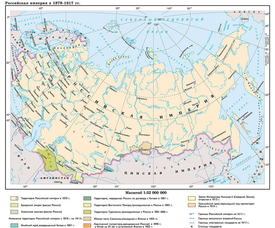 Российская империя в 1878 - 1917 годах