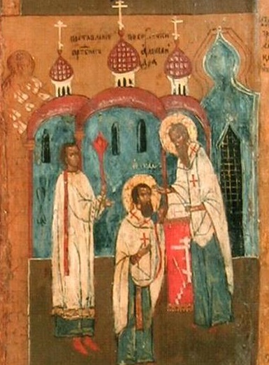 Рукоположение во иеромонаха преподобного Александра Куштского