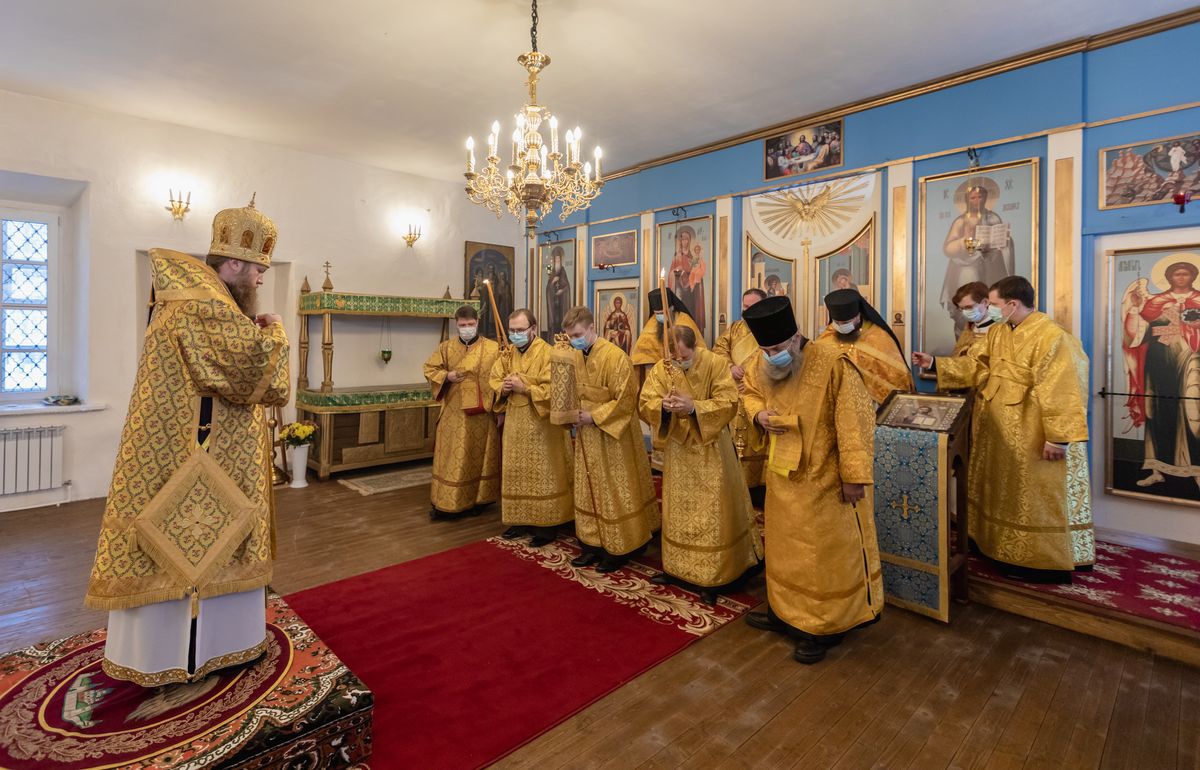 Митрополит Вологодский и Кирилловский Савва в Александро-Куштском монастыре
